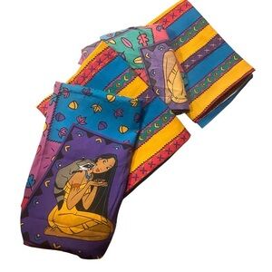 VTG 1990s DISNEY Pocahontas TWIN sheets and fitted sheets set of 2
